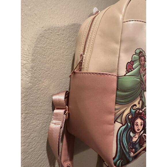NWT Loungefly Disney Princess Sketch Mini Backpack - BoxLunch Exclusive - Picture 3 of 5